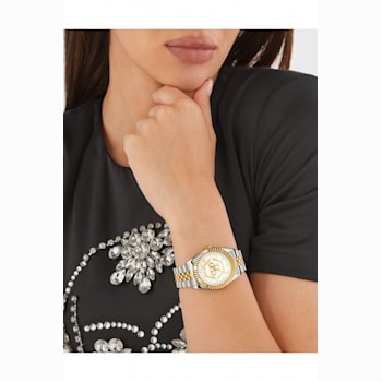 Philipp Plein Date Superlative Two-tone Bracelet Watch