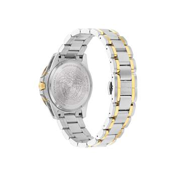 V-Galaxy Moonphase White Dial Two-tone Stainless Steel Bracelet Watch