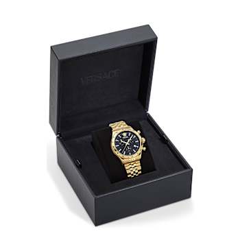 Hellenyium Chrono Petite Yellow Stainless Steel Bracelet Watch