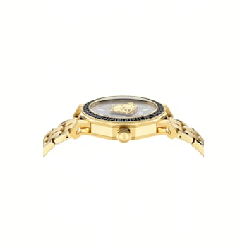 Medusa Deco IP Yellow Bracelet Watch