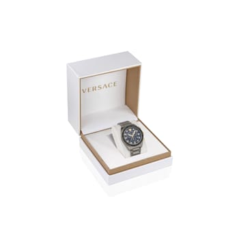 Versace Greca Dome Chrono Bracelet Watch