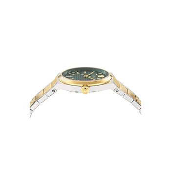 V-Auria Green Dial Two-tone Stainless Steel Bracelet Watch