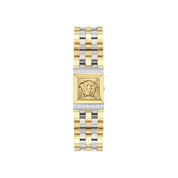 Versace Reveal Green Dial Two-tone Stainless Steel Bracelet Watch