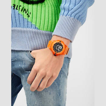 The $kull Scuba Duba Edition Silicone Strap Mens Watch