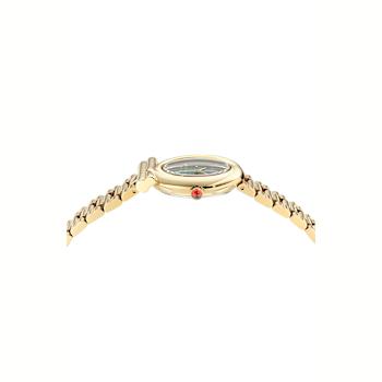 Gancini Twisted Yellow Stainless Steel Bracelet