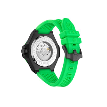 Plein $keleton Royal Silicone Strap Mens Watch