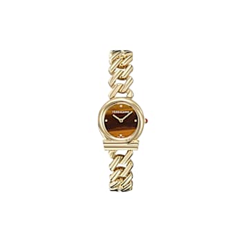 Gancini Twisted Chain Bracelet Watch