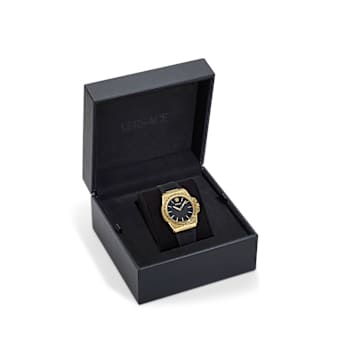 Greca Reaction Black Dial Silicone Strap Watch