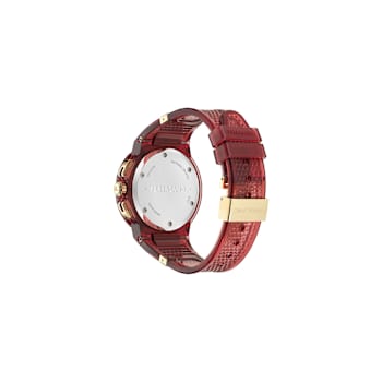 F-80 Translucent Burgundy Dial Chronograph Watch