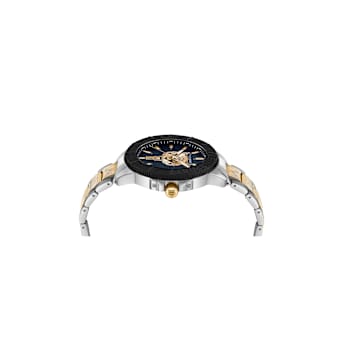 City Rush Blue Dial Two-tone Bracelet Watch