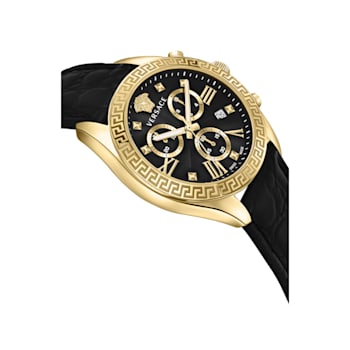 Versace Greca Chrono Strap Watch