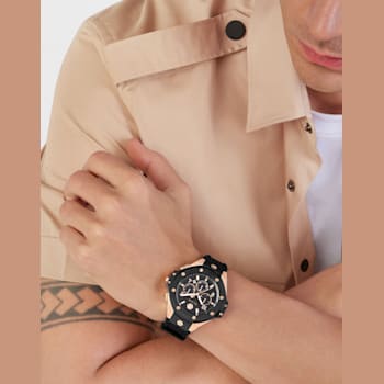 Plein Chrono Royal Silicone Strap Mens Watch