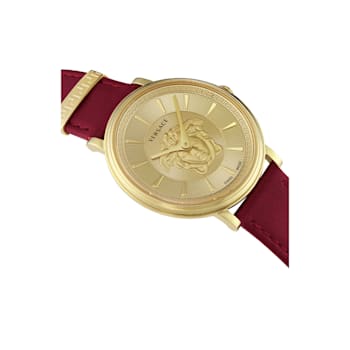 Versace V-Circle Medusa Strap Watch