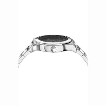 Ferragamo 1927 Black Dial Stainless Steel Automatic Watch