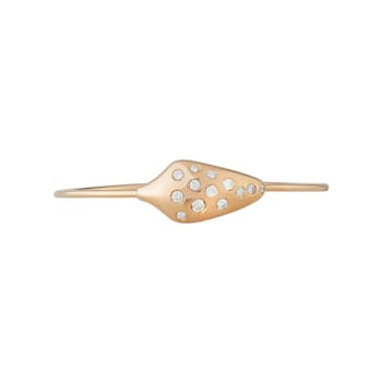 Andreoli White Gold And Diamond Snake Bangle