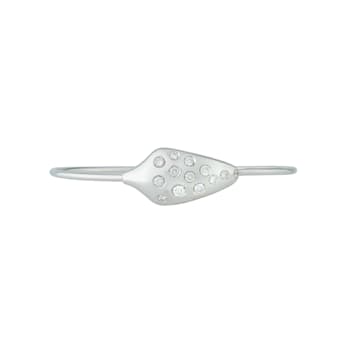 Andreoli White Gold And Diamond Snake Bangle