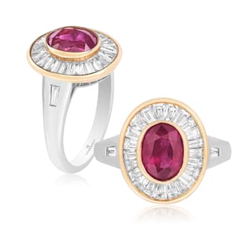 Andreoli Diamond And Ruby Ring