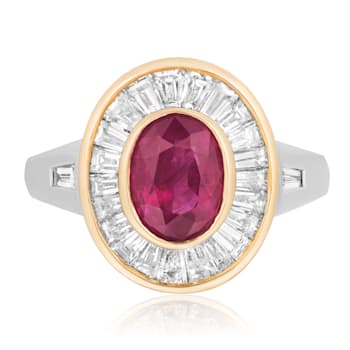 Andreoli Diamond And Ruby Ring
