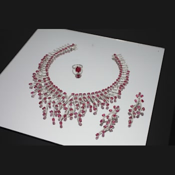 Andreoli Ruby And Diamond Necklace
