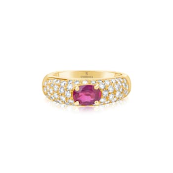 Andreoli Ruby And Diamond Ring