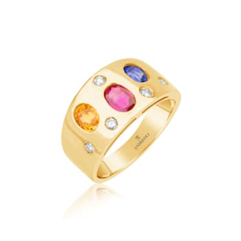 Andreoli Ruby And Sapphire Ring