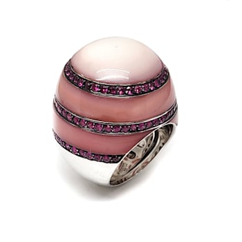 Andreoli Mother of Pearl Sapphire Ring