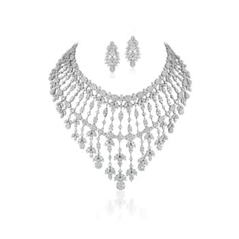 Andreoli Diamond Chandelier Earrings