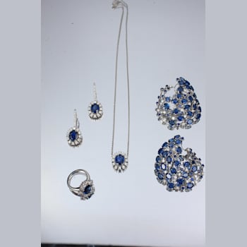 Andreoli Sapphire And Diamond Earrings