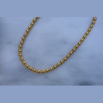 14k Yellow Gold Overlay on Brass The Dottie Choker