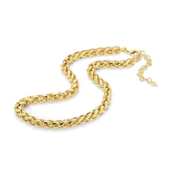14k Yellow Gold Overlay on Brass Frankie Chain