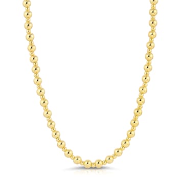 14k Yellow Gold Overlay on Brass The Dottie Choker