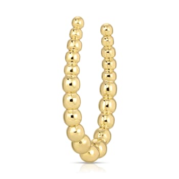 14k Yellow Gold Overlay on Brass Balli Ear Cuff