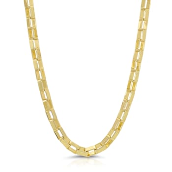 14k Yellow Gold Overlay on Brass Boxxie Chain