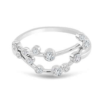 18K Gold Diamond Capricorn Zodiac Ring .14ctw