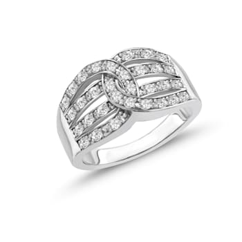 1/2 Carat Diamond Fashion Ring in Sterling Silver<br />