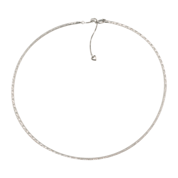 BELLARRI 14kt Rose Gold Reversible to White Gold, Omega Chain by BELLARRI.