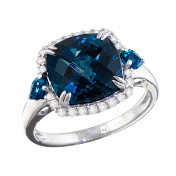 BELLARRI 14kt White Gold London Blue Topaz Ring from the Forever Young
Collection by BELLARRI