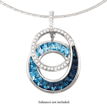 BELLARRI 14kt Rose Gold Reversible to White Gold, Omega Chain by BELLARRI.