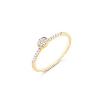 "Elite" Diamonds and 18kt Gold Engagement ring