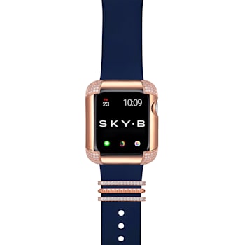 Venice Rose Tone Apple Watch Band Charms With Hinge 38/40mm.-Watch Not
Included  Set of 3