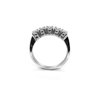 1.00Ct Round Band Lab Grown Diamond in 14K gold