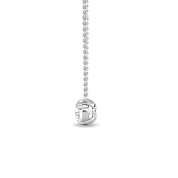 0.80 Cts Round Shaped Lab-Grown  Diamond Necklace in 14K White Gold
(F-G, VS2-SI1, 0.80 Cttw)