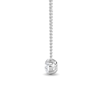 0.80 Cts Round Shaped Lab-Grown  Diamond Necklace in 14K White Gold
(F-G, VS2-SI1, 0.80 Cttw)
