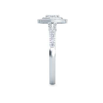0.53Ct Cluster Fashion Ring Lab Grown Diamond in 10K gold