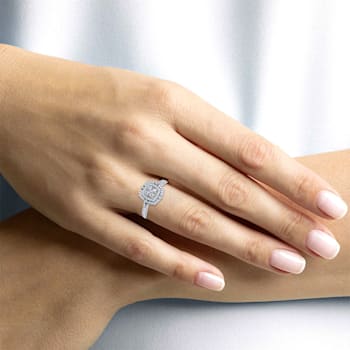 0.53Ct Cluster Fashion Ring Lab Grown Diamond in 10K gold