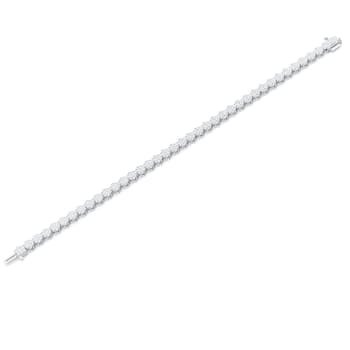 7.00Ct Round Four Prong 7 inch Flower Bracelet in Lab Grown Diamond in
10K gold. (7.00Ct FG - VS-SI)