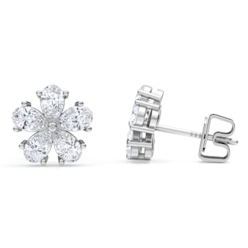 1.50Cttw Marquise Shaped Lab-Grown Diamond Earrings in 14K White Gold
(E-F, VS-SI, 1.50Cttw)