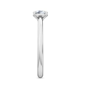 0.25Ct Petite ring with Oval Lab Grown Diamond in 14K gold