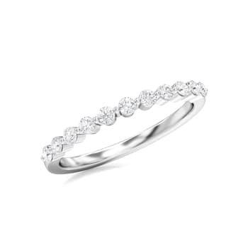 0.33Ct Round Band Ring Lab Grown Diamond in 14K gold