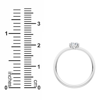 0.25Ct Petite ring with Oval Lab Grown Diamond in 14K gold